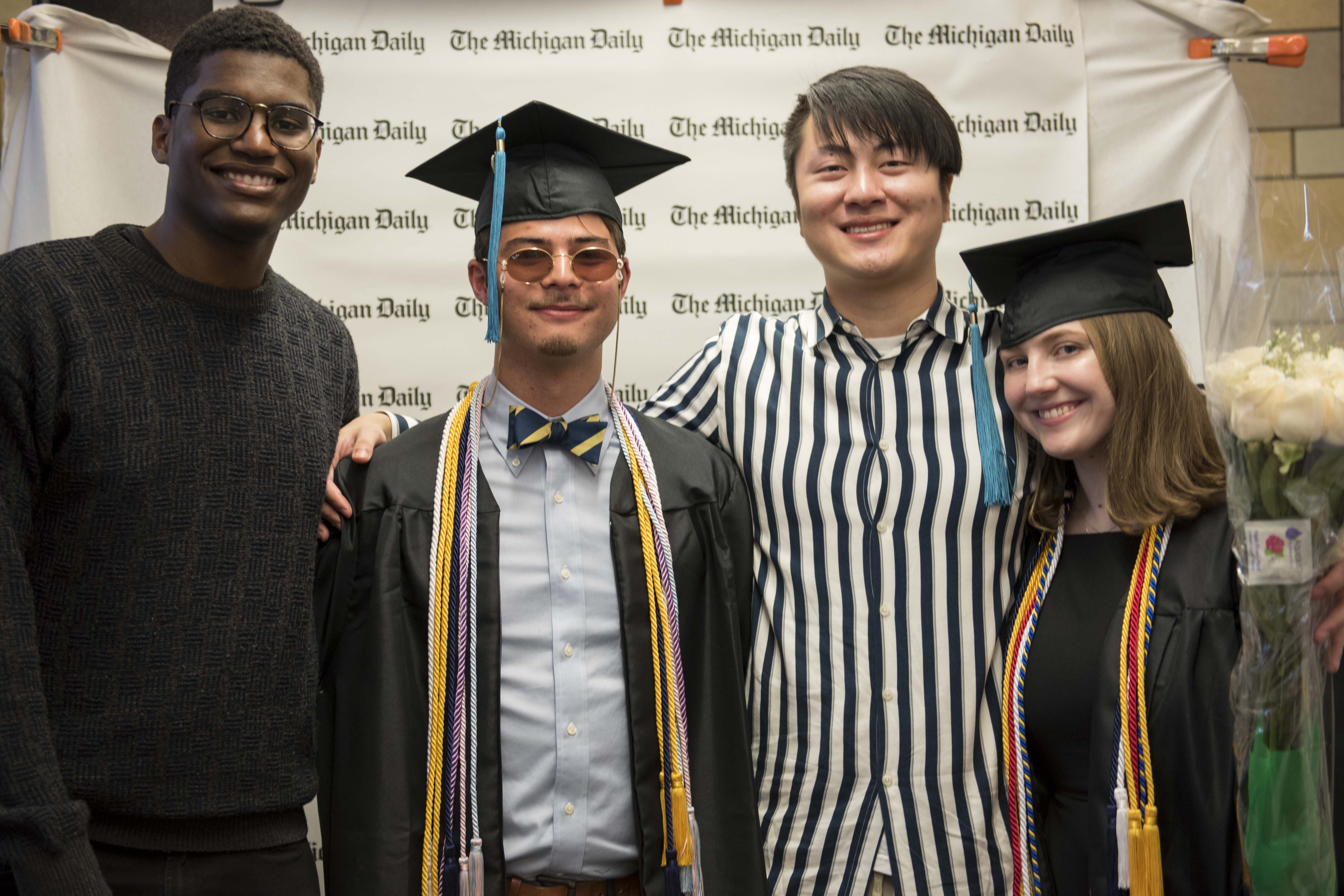 Jason Rowland, Andrew Hiyama, Orion Sang, Sophie Sherry, The Michigan Daily Class of 2019
